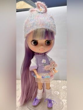 Middie Blythe Doll, 8”, 20 cm tall. Customized with Attire.